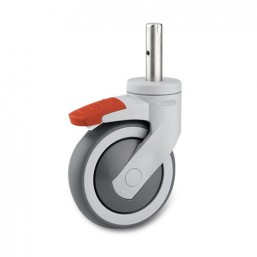 100mm Thermoplastic Rubber Caster Wheel 5377PJP100R05-18x62